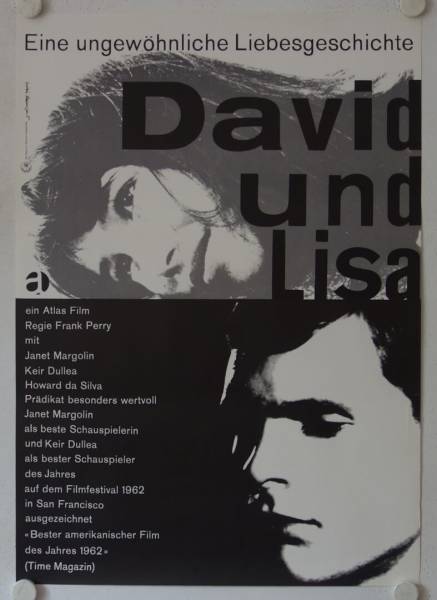 David and Lisa original release german movie poster